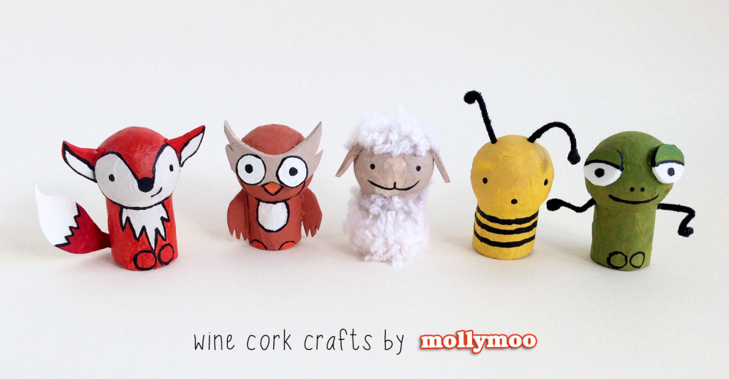 Wine Cork Animals