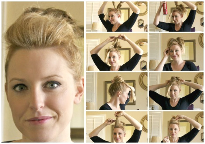 12 Fabulous Short Hair Updo Tutorials Diy Thought