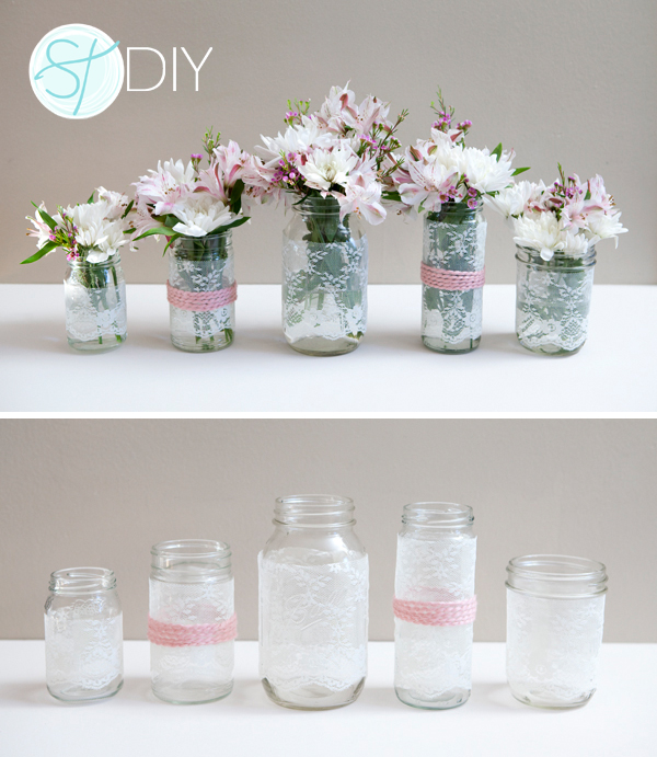 7 Diy Mason Jar Vases Diy Thought