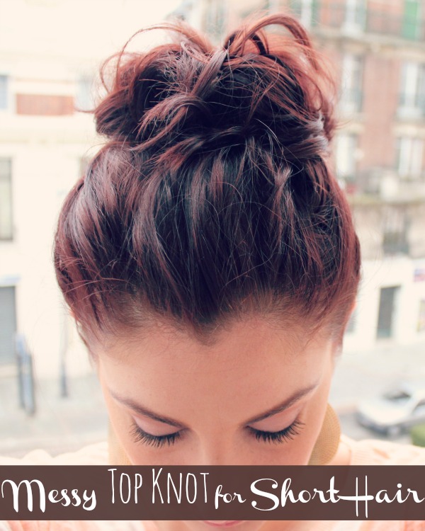 12 Fabulous Short Hair Updo Tutorials Diy Thought