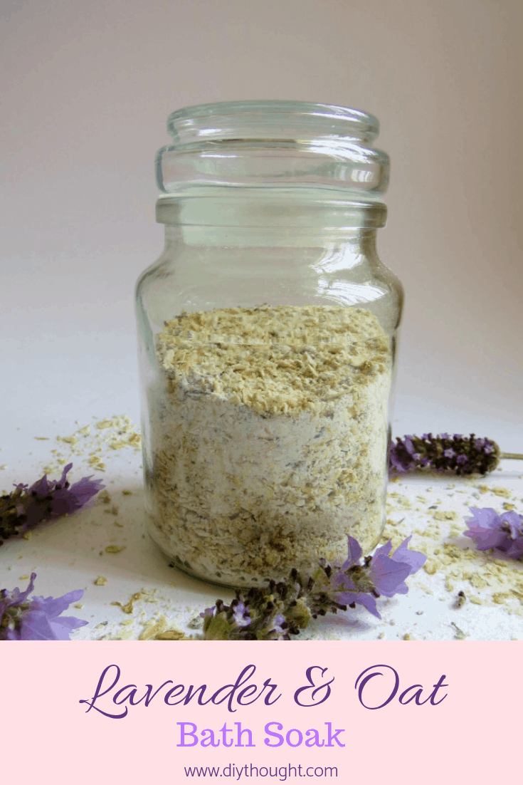Homemade Lavender & Oat Bath Soak diy Thought