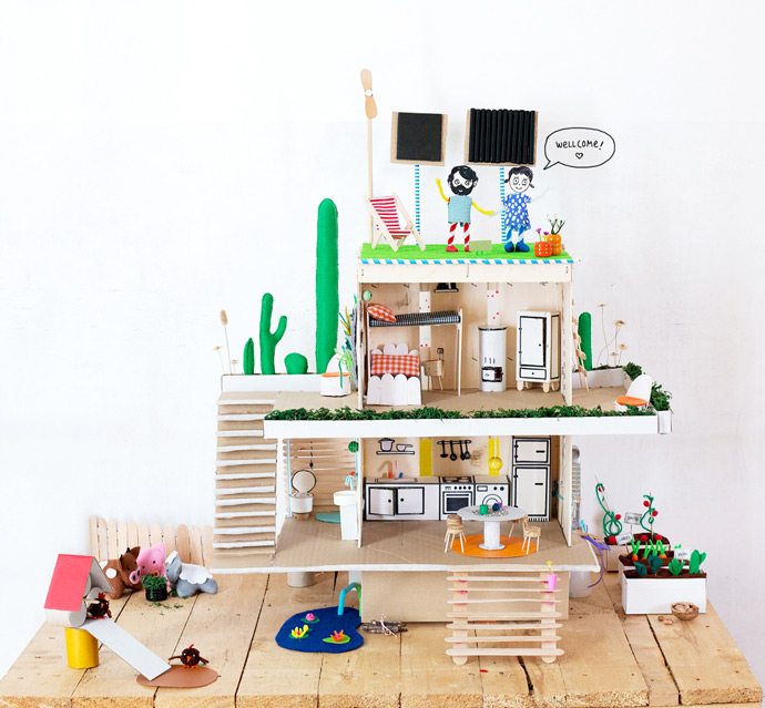 9 Diy Dollhouses Diy Thought