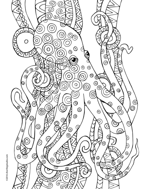 5 Underwater Coloring Pages - diy Thought