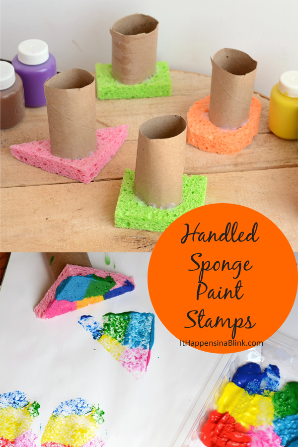 5 Fun Kids Sponge Painting Activities diy Thought