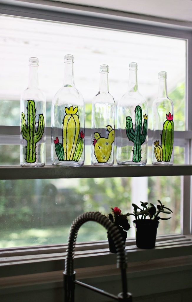 5 Diy Stained Glass Vases And Jars diy Thought