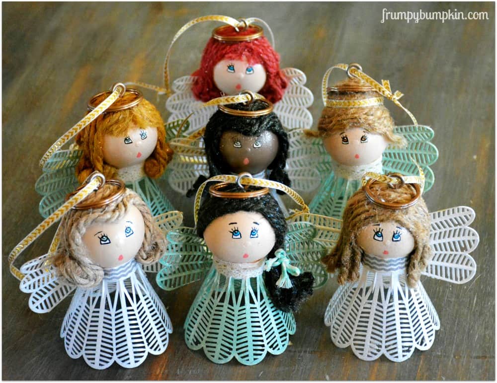 6 Diy Christmas Angel Ornaments Decorations Diy Thought