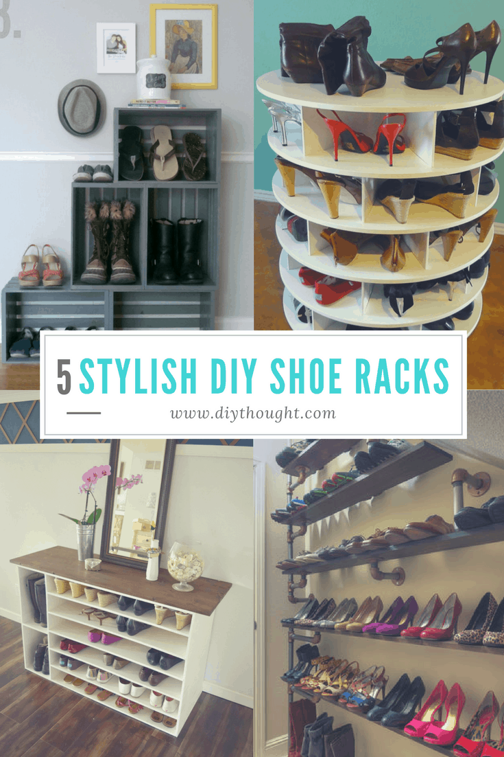 5 Stylish Diy Shoe Racks Thought