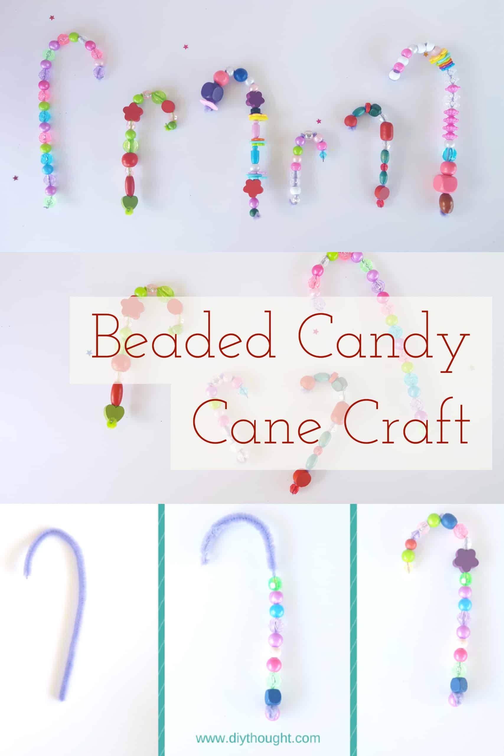 Beaded Candy Canes
