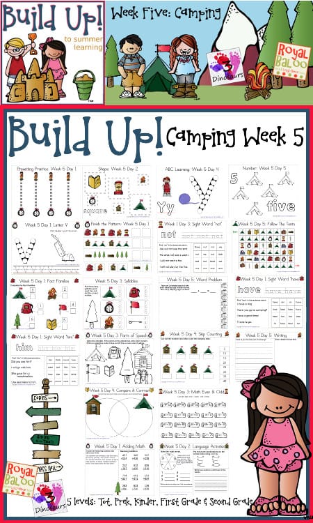 8 Free Kids Printables To Take Camping - diy Thought