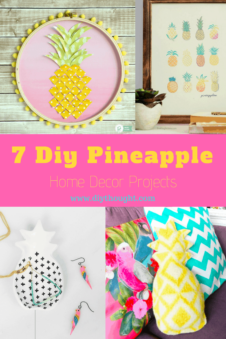 7 Diy Pineapple Home Decor Projects diy Thought