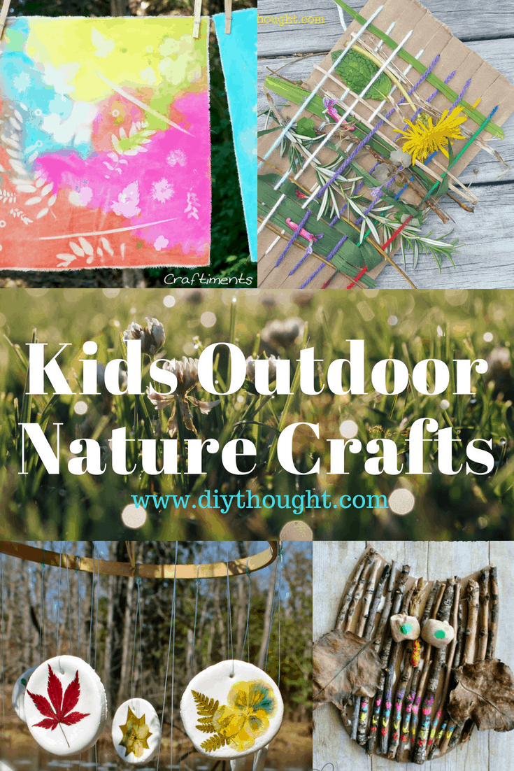 8 Kids Outdoor Nature Crafts Diy Thought