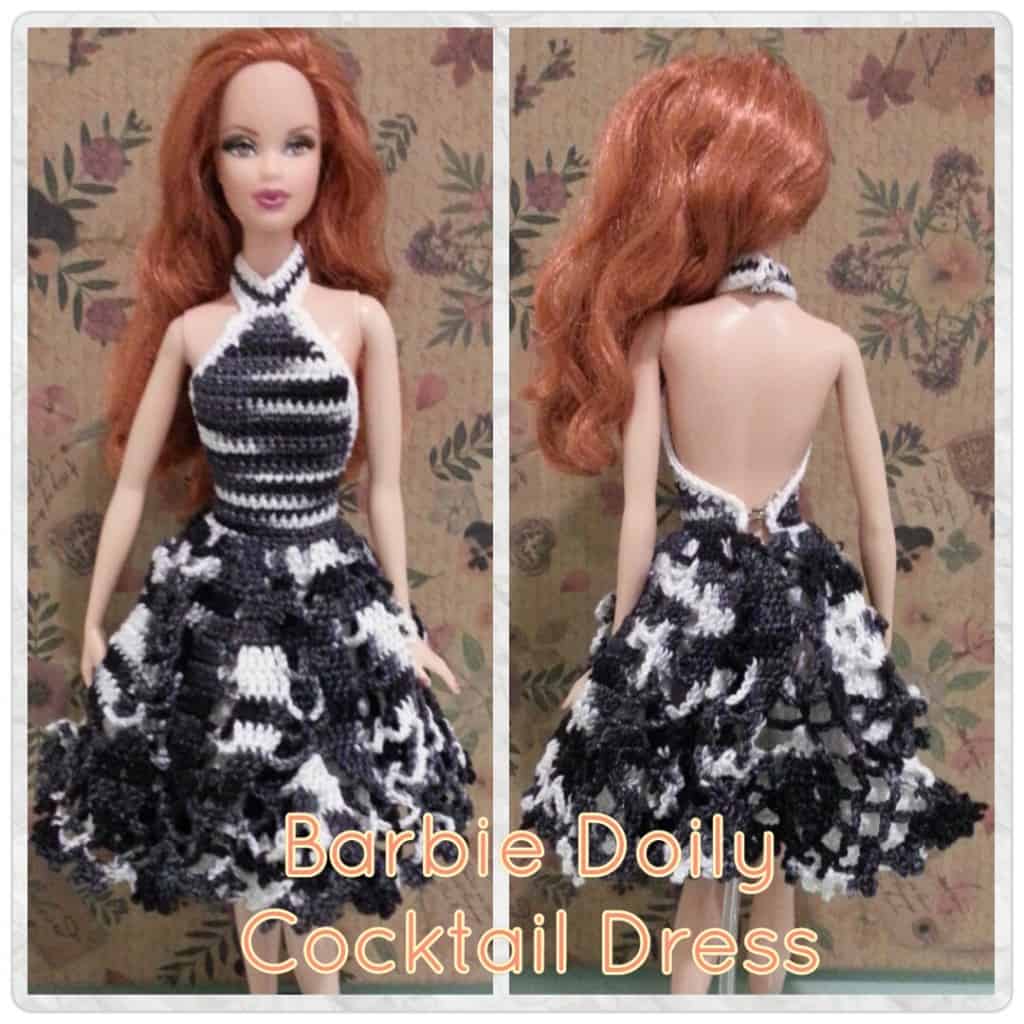 Doily Barbie Cocktail Dress Pattern