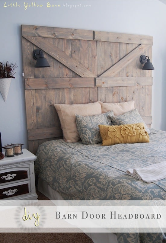 Barn Door Headboard