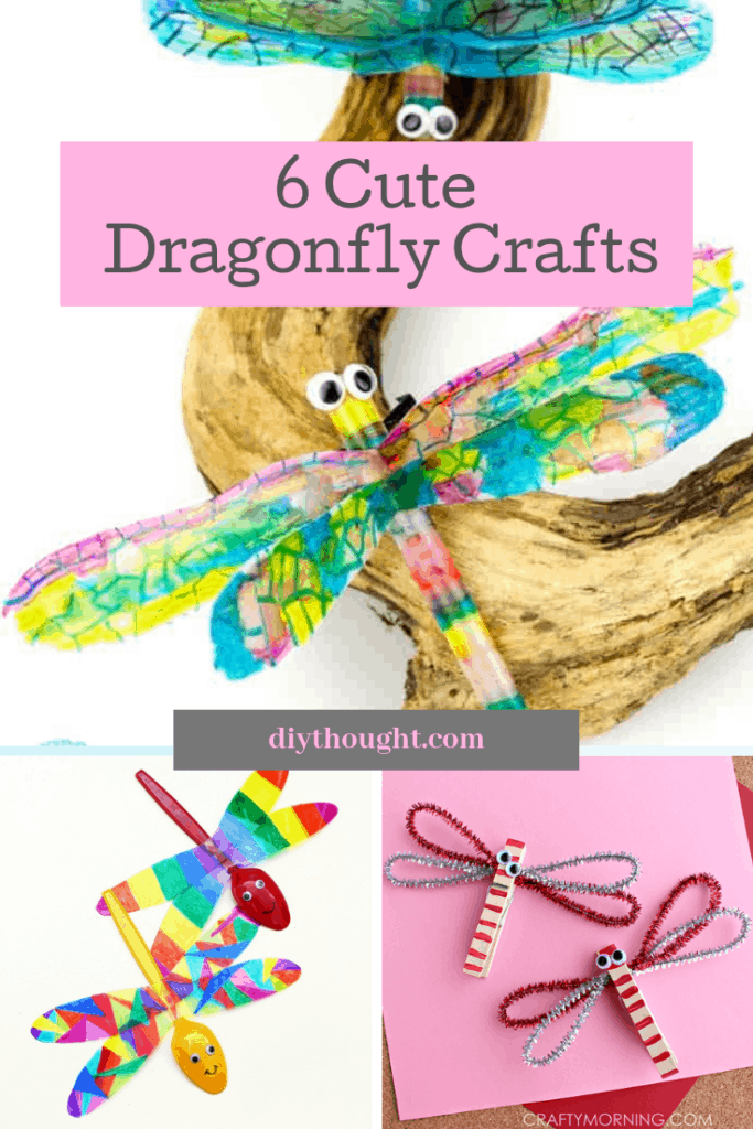 6 cute dragonfly crafts