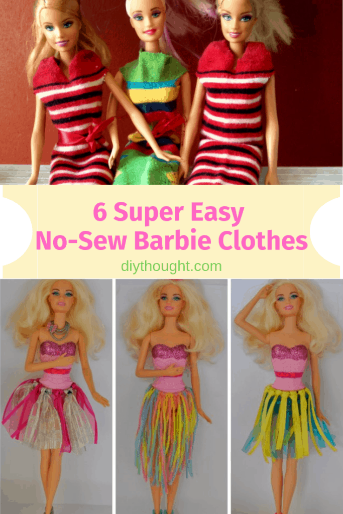 No Sew Barbie Clothes
