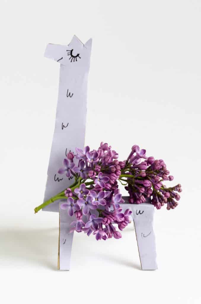 DIY paper llama