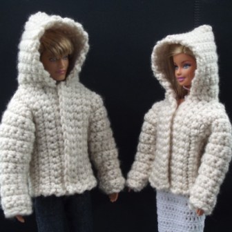 crochet Barbie Jacket