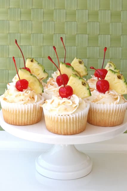 Pina Colada cupcake