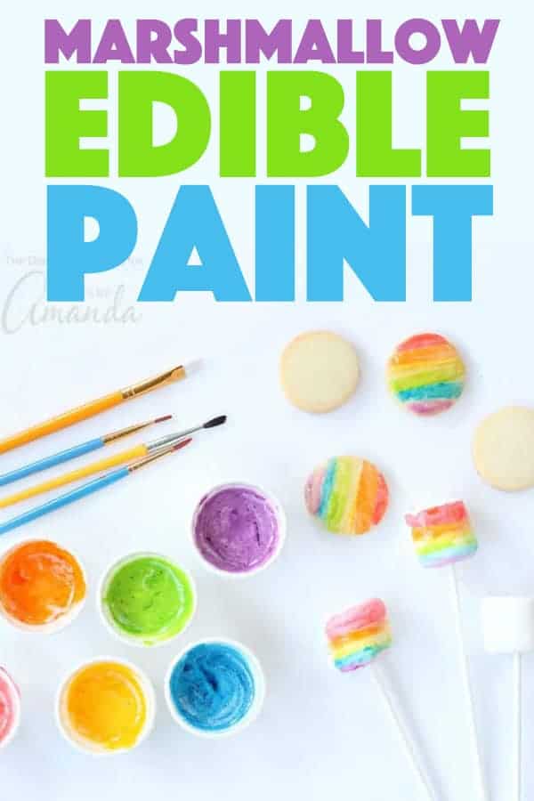 marshmallow edible paint