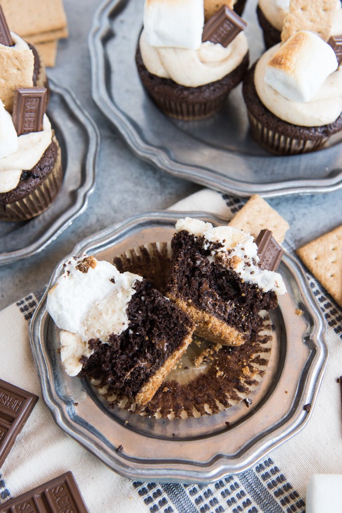 s'mores cupcake