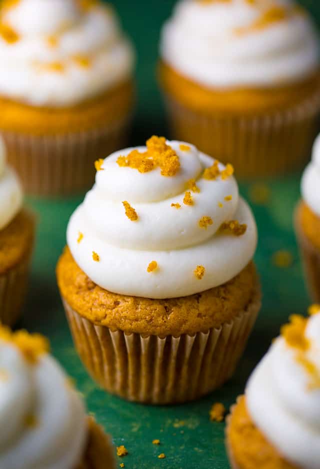 pumpkin cupcakes