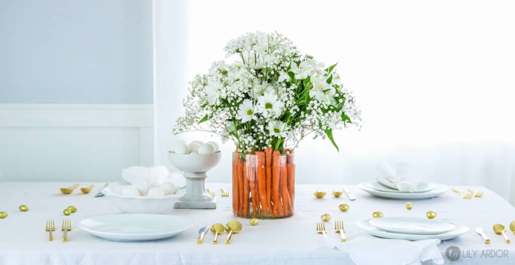 carrot Easter centerpiece