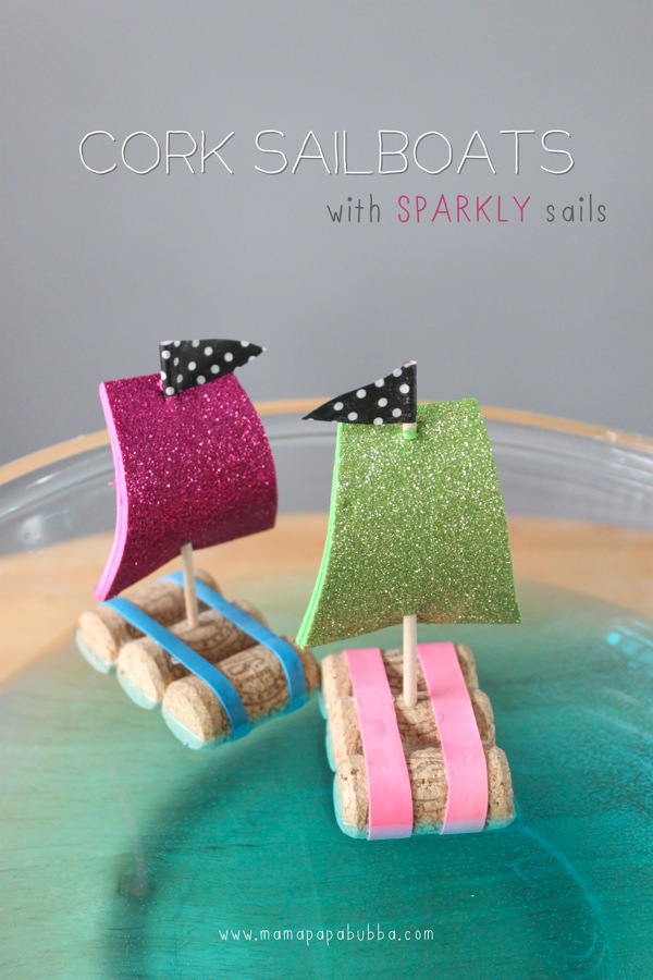 DIY Cork Sail Boat