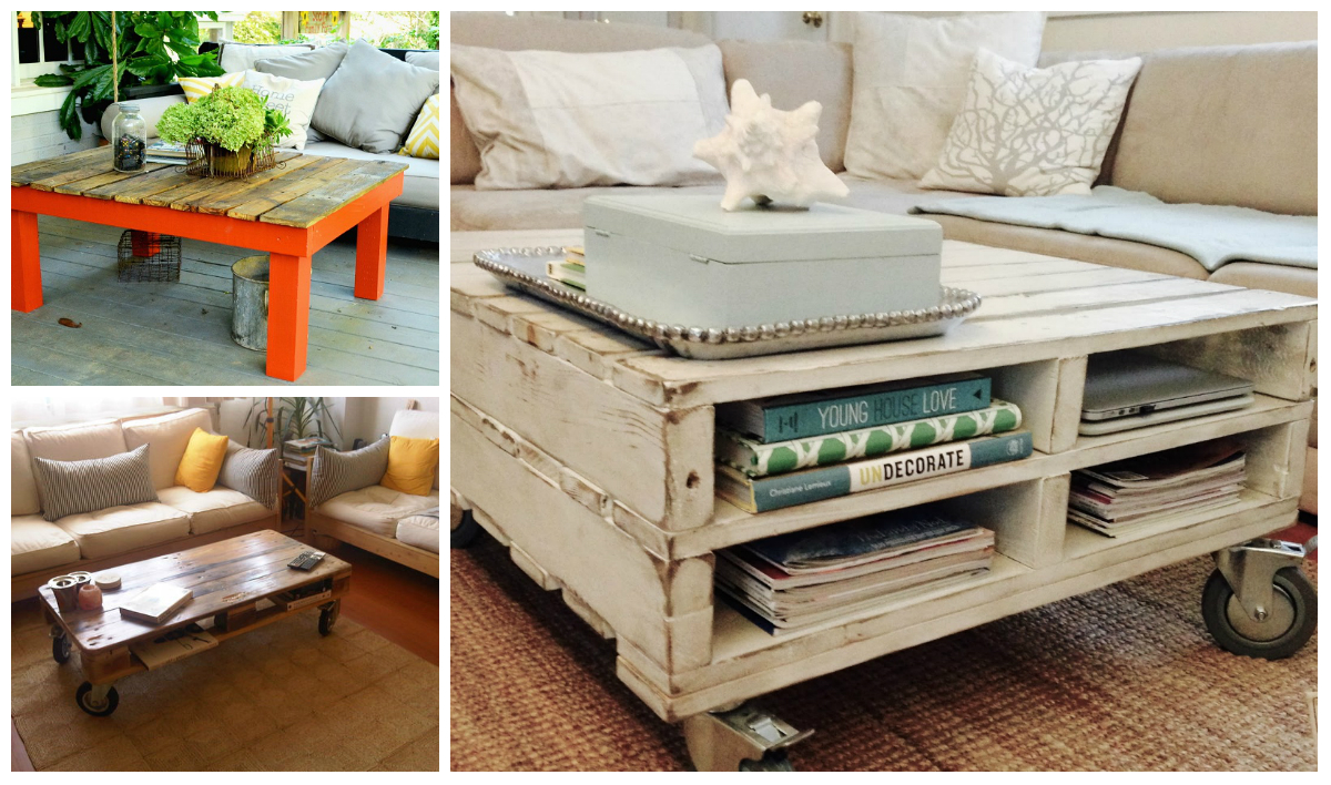 5 Diy Wooden Pallet Coffee Tables Diy Thought