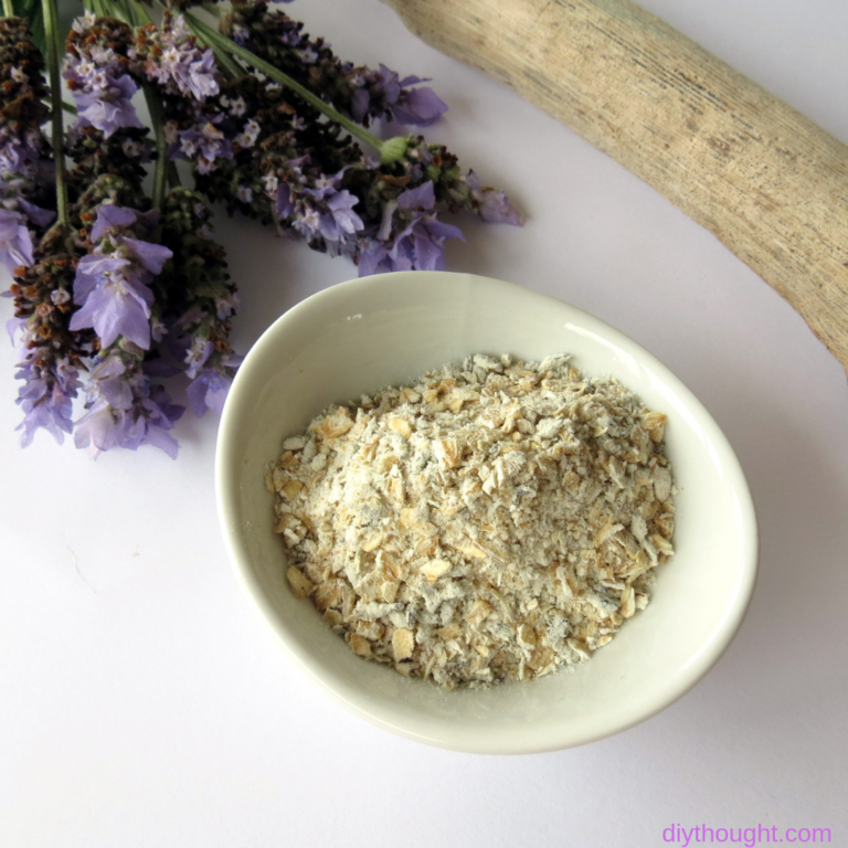 Homemade Lavender & Oat Bath Soak diy Thought