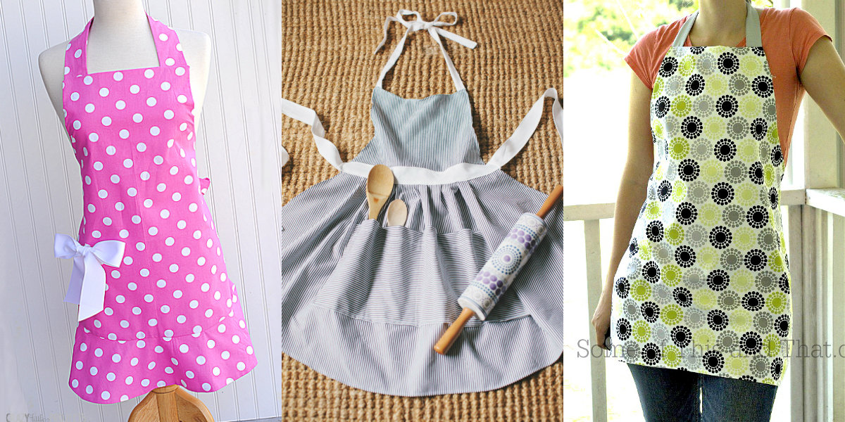 Free Apron Pattern (3 sizes toddler/ tween/ adult) - Scattered Thoughts of  a Crafty Mom by Jamie Sanders
