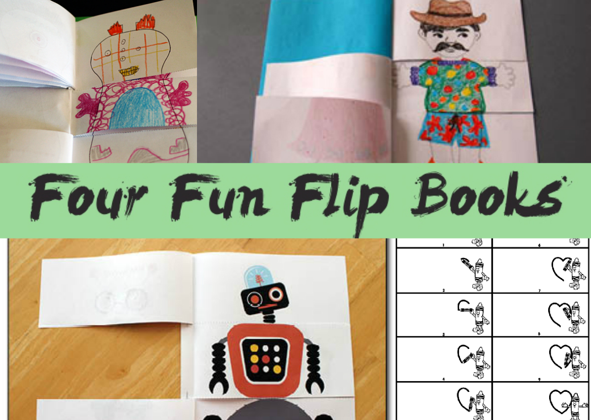 Four Fun Flip Books - diy Thought