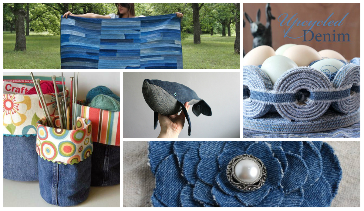 12 Upcycled Denim Jeans Ideas diy Thought