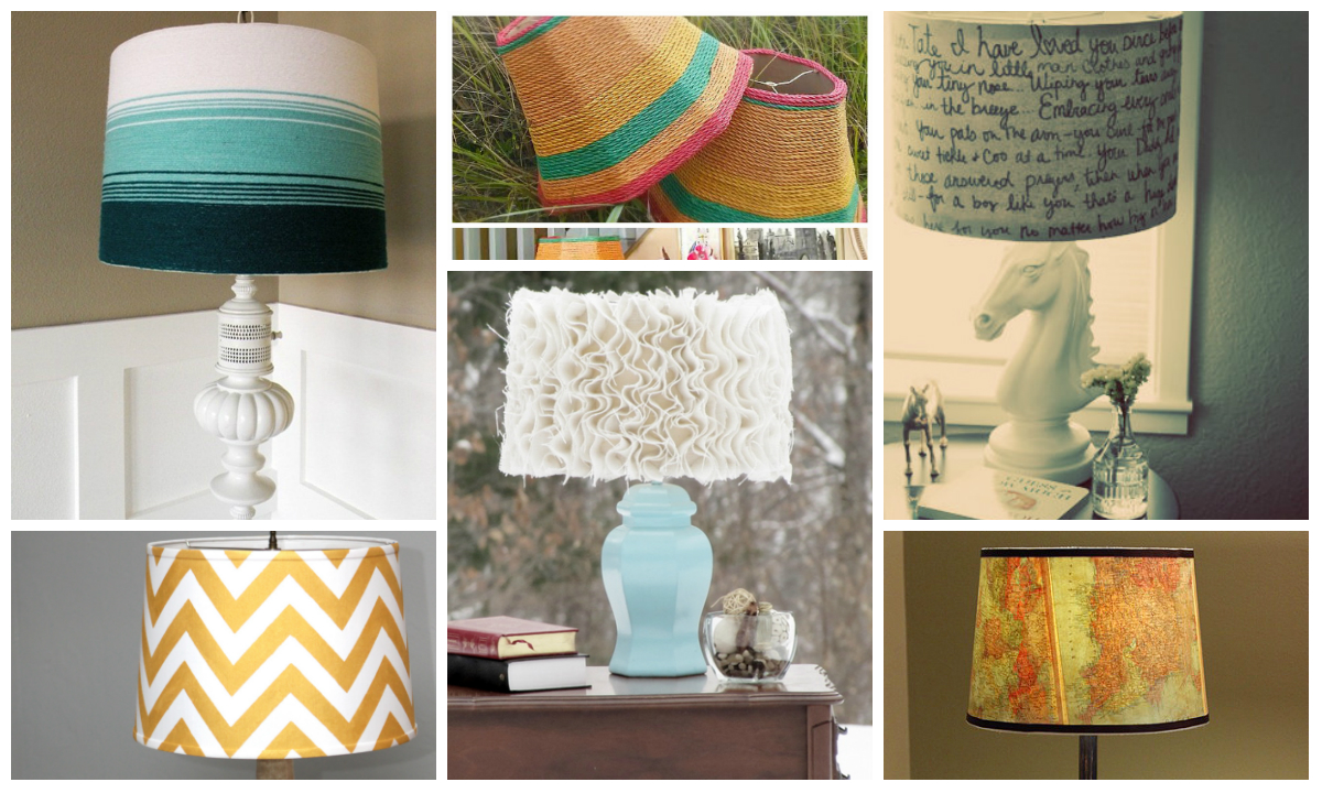 11 Diy Remodeled Lampshades diy Thought
