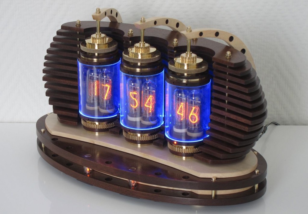 thumbnail image 2 of IN-17 Nixie Tube Clock DIY Kit – No Tubes Included – Alarm Clock, Made In Lithuania 2 of 5