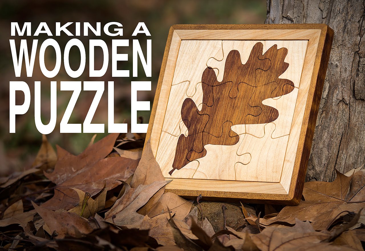 How To Make A Two-Tone Wooden Jigsaw Puzzle - diy Thought