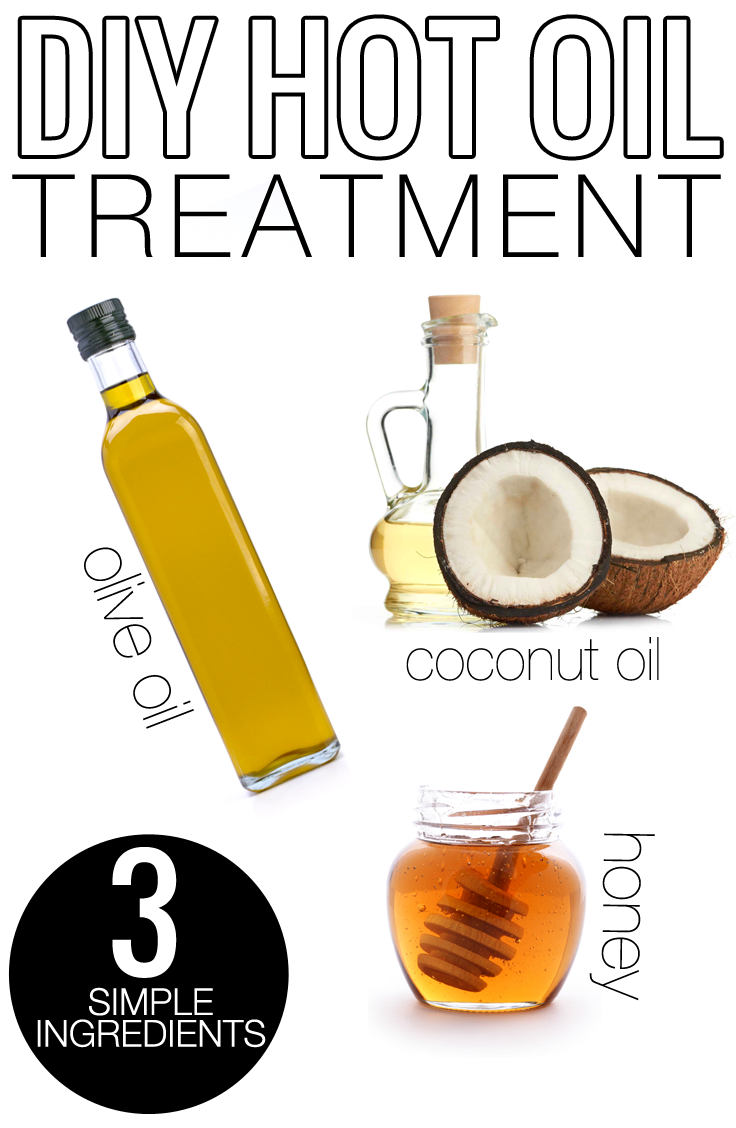 5 DIY Treatments for Healthier Hair overview infographic