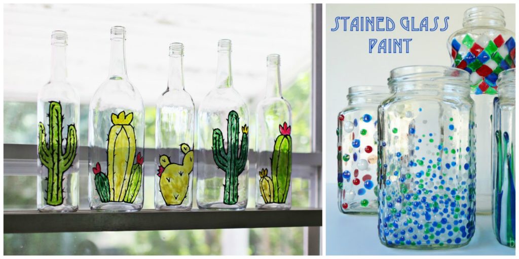 5 Diy Stained Glass Vases And Jars diy Thought