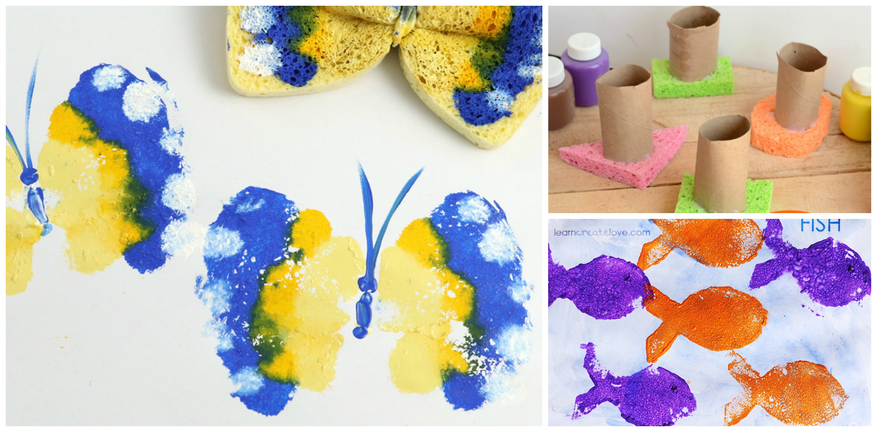 5 Fun Kids Sponge Painting Activities - diy Thought