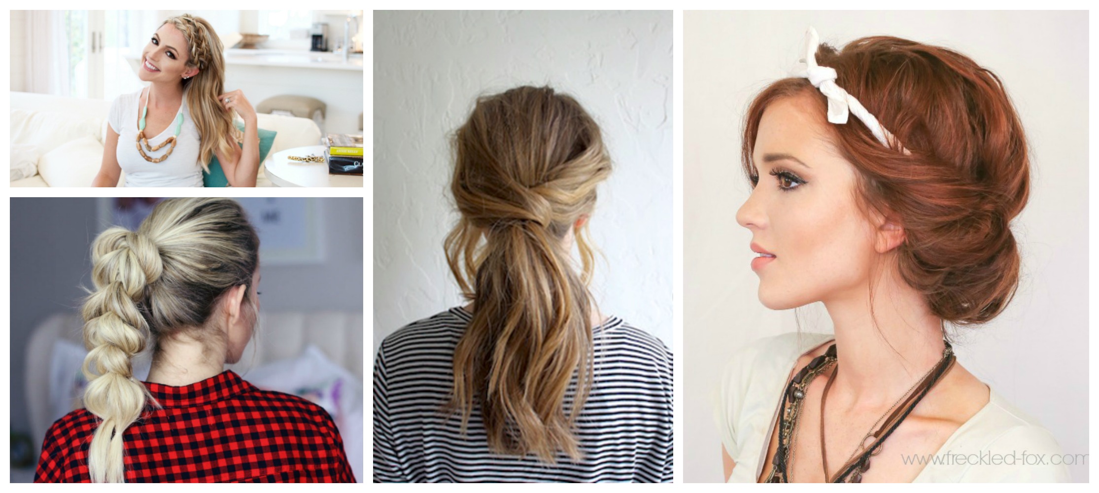 8 Quick Easy Hairstyles That Make Dirty Hair Look Fab