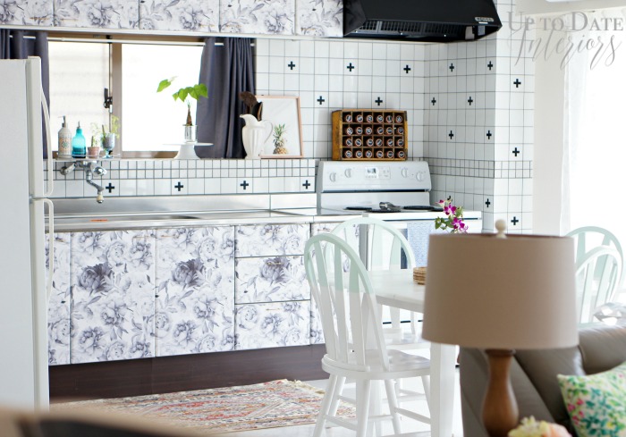 Wallpaper And Washi Tape Crosses