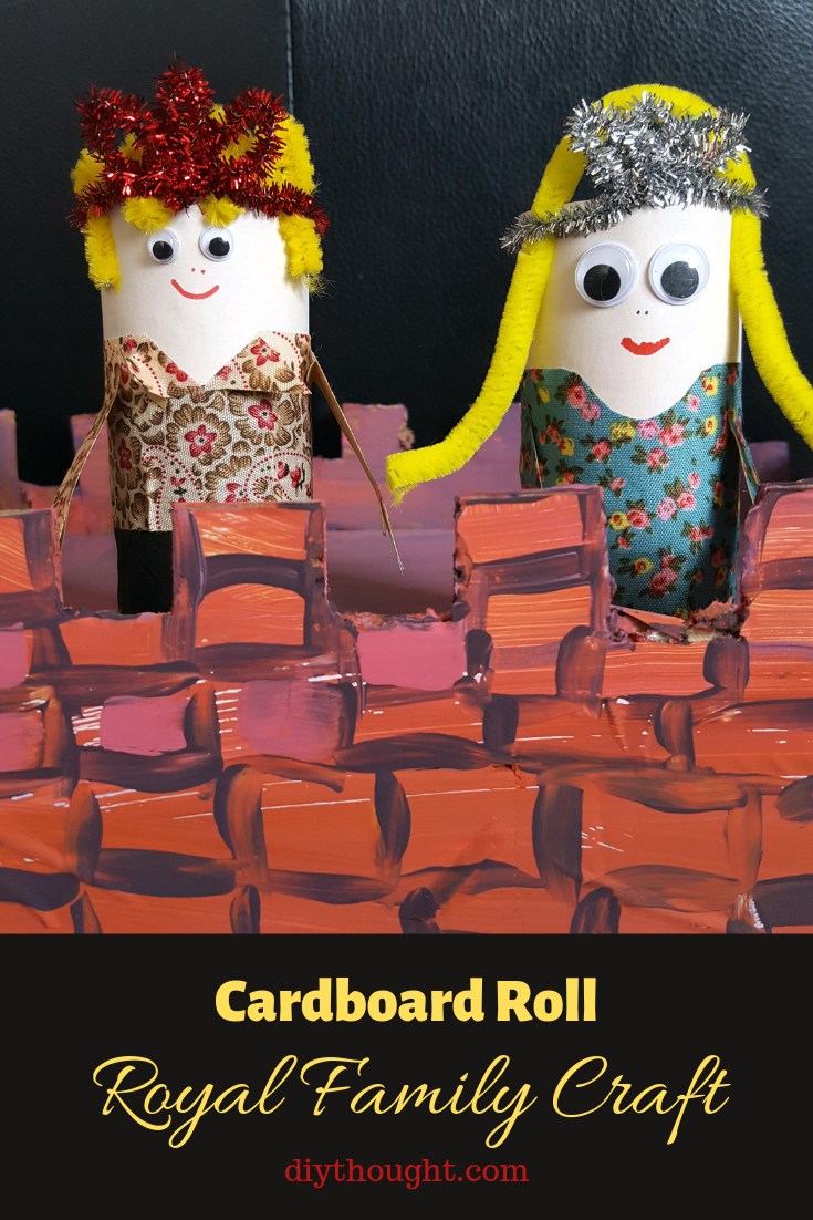 Cardboard Roll Royal Family