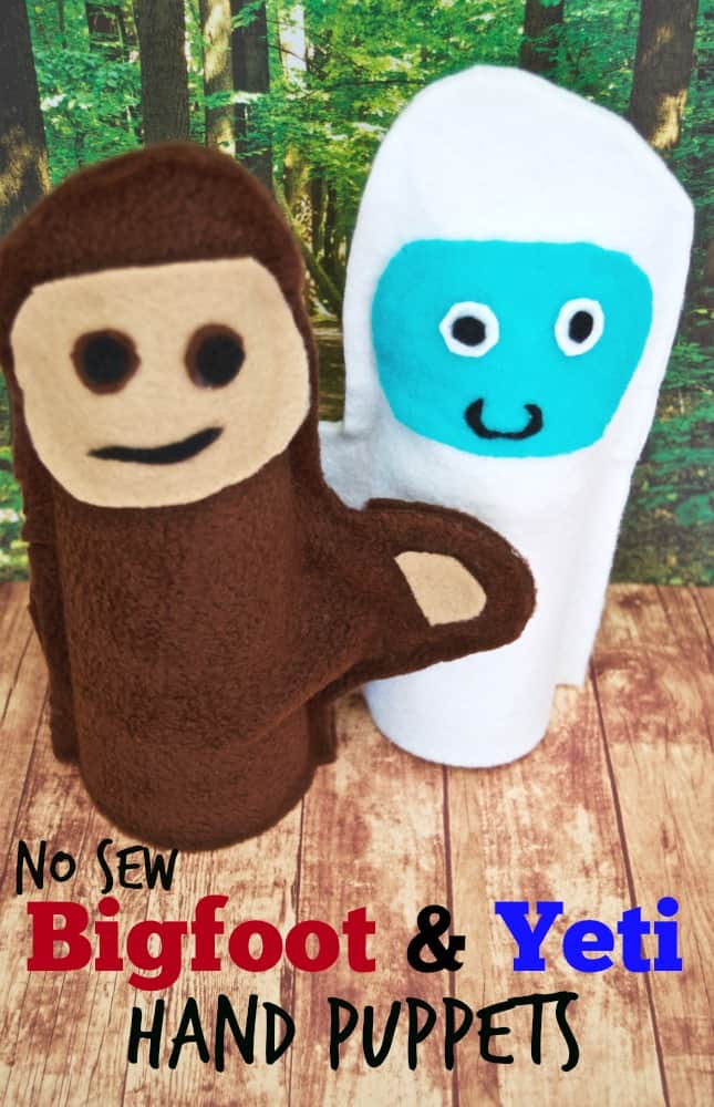 Big Foot & Yeti Hand Puppets