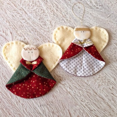 Fabric Angel Ornament