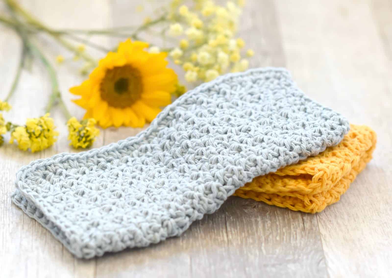 Crochet farm house washcloth