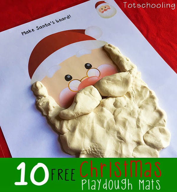 Christmas Playdough Mats