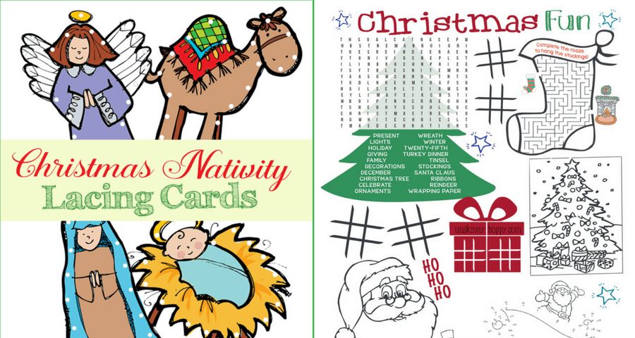 10 Free Kids Christmas Printables - diy Thought