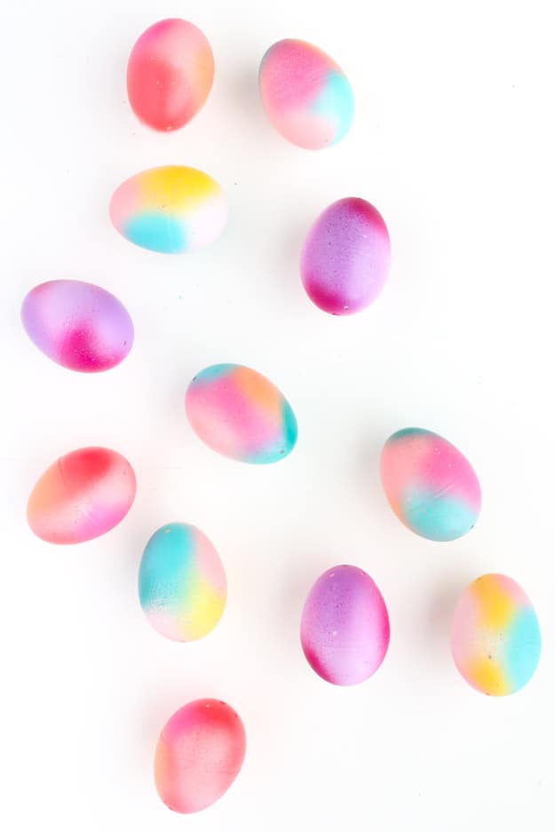 Diy Gradient Easter Eggs