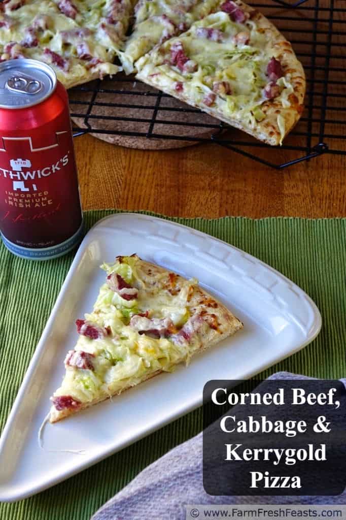Corned Beef, Cabbage And Dubliner Pizza