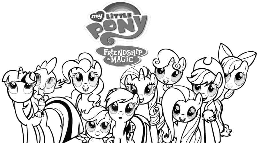 Adorable & Free My Little Pony Printable Coloring Pages