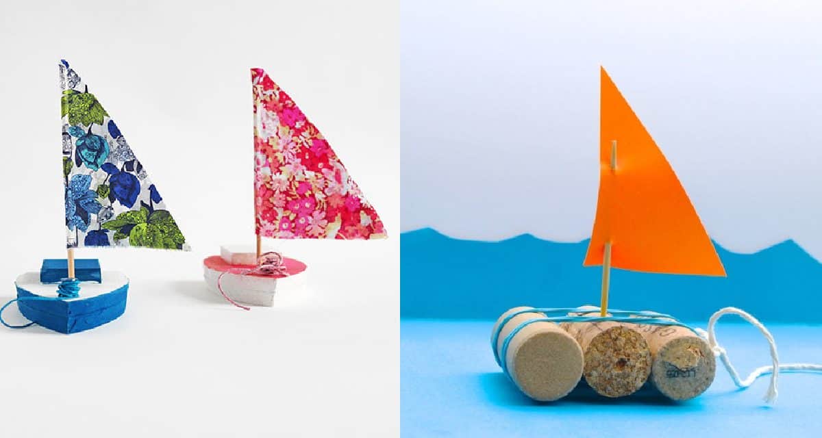 homemade toy sailboat